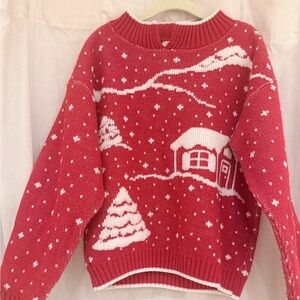 Vintage Kids Holiday Sweater // 6-7years